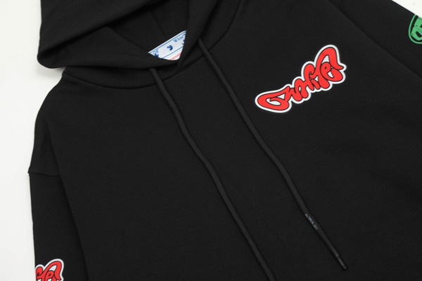 ブランドパーカー角部分ディテール